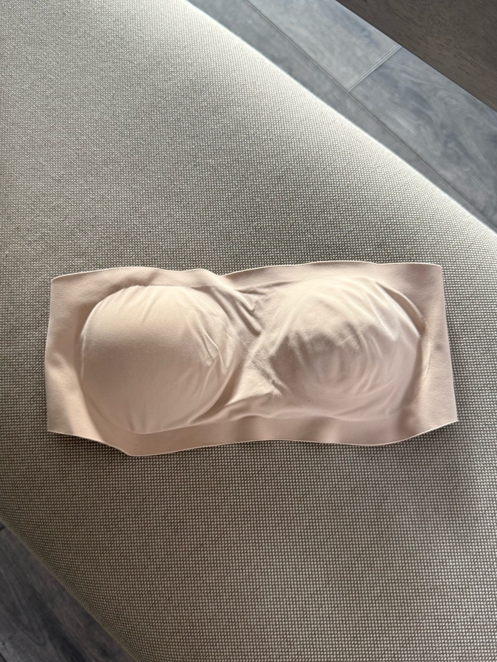 Aerie Smoothez Strapless Seamless Nude Bandeau Bra